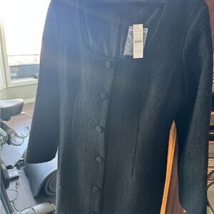 J. Crew Black Long Sleeve Dress